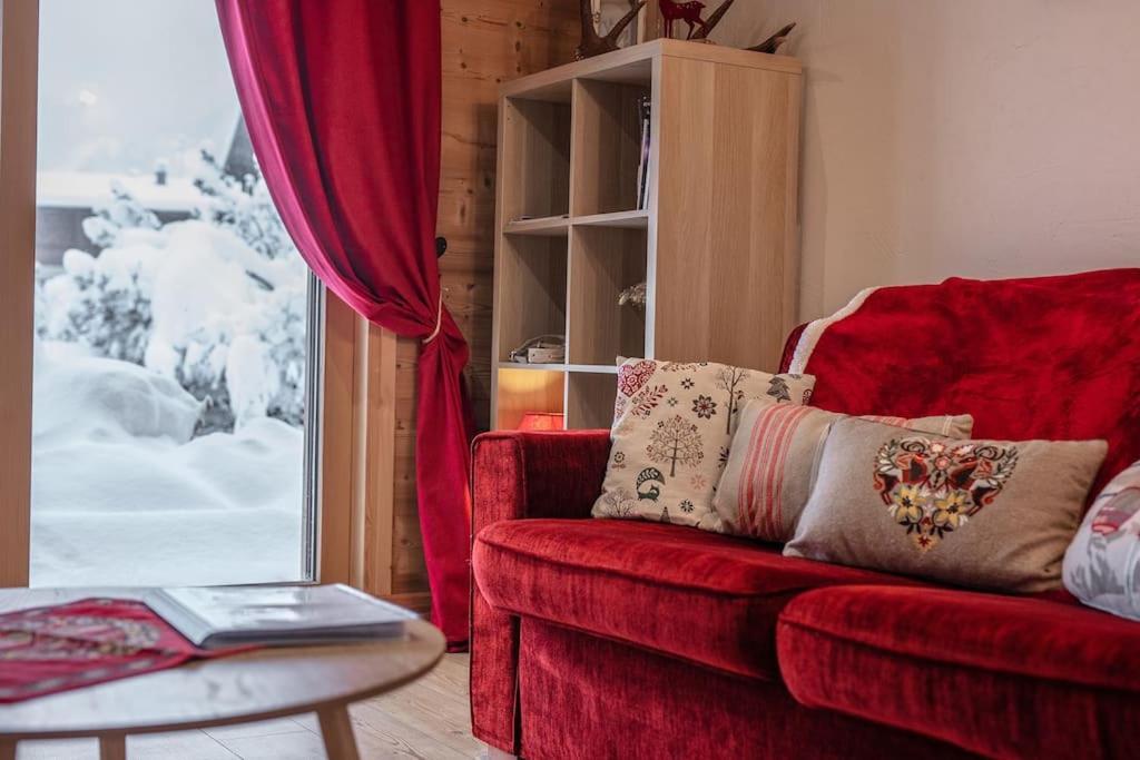 Charmant Appartement Dans Chalet, Coeur De Megève Kültér fotó